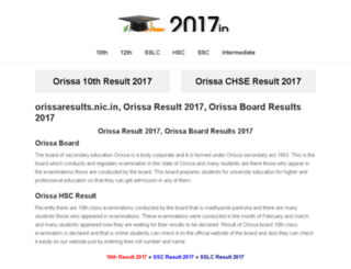 orissa.resultsnic2017.in screenshot