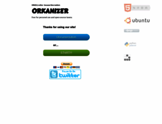 orkanizer.com screenshot