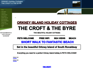 orkneyholidaycottagelets.co.uk screenshot