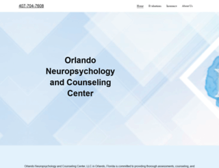 orlando-neuropsychology.com screenshot