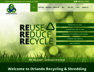 orlando-recycling.com screenshot