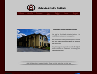 orlandoarthritisinstitute.com screenshot