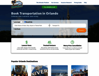orlandoshuttleservice.com screenshot