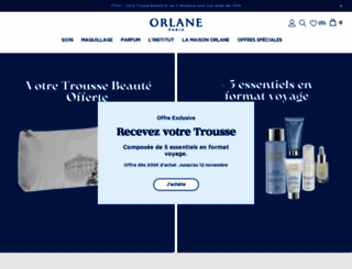 orlane.fr screenshot