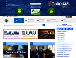 orleans.sc.gov.br screenshot