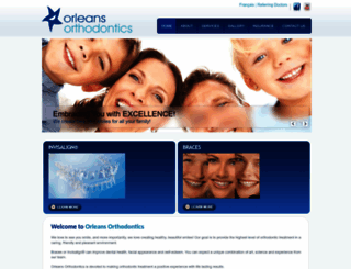 orleansorthodontics.com screenshot