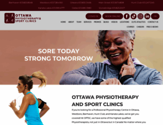 orleansphysiotherapy.ca screenshot