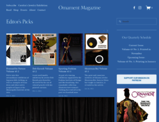 ornamentmagazine.com screenshot