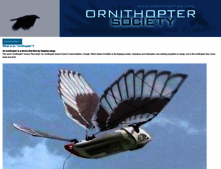 ornithopter.org screenshot