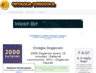 orolgladogecoin.com screenshot