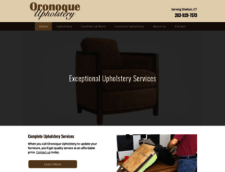 oronoqueupholstery.com screenshot