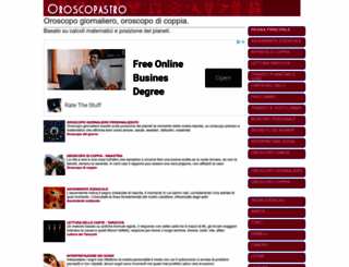 oroscopastro.com screenshot