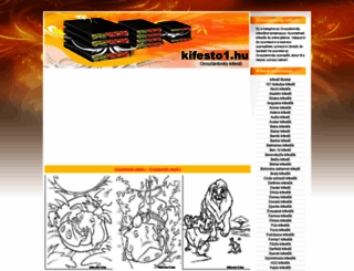 oroszlankiraly-kifestok.kifesto1.hu screenshot