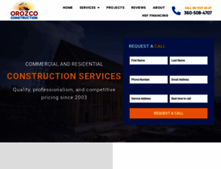 orozco-construction.com screenshot