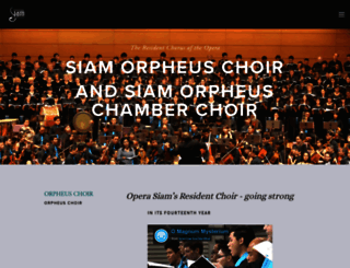 orpheuschoir.com screenshot