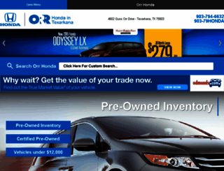 orrhonda.dealereprocess.com screenshot