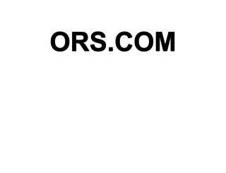 ors.com screenshot