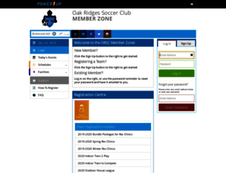 orsc.powerupsports.com screenshot
