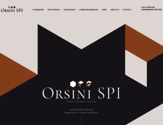 orsini-spi.com screenshot