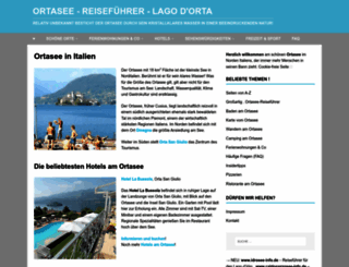 ortasee-info.de screenshot