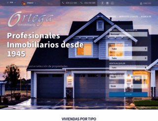 ortega-inmobiliaria.com screenshot