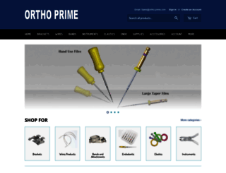 ortho-prime.myshopify.com screenshot