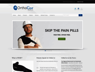 orthocormedical.com screenshot