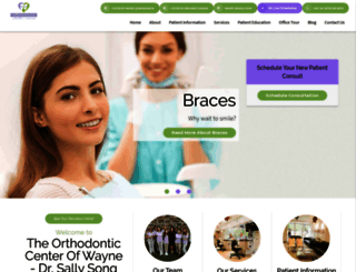 orthodonticswaynenj.com screenshot