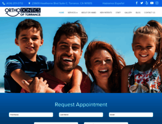 orthodontisttorrance.com screenshot