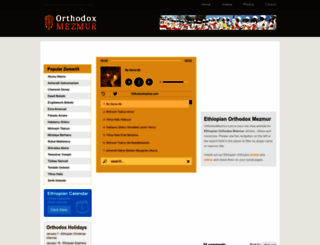 orthodoxmezmur.com screenshot