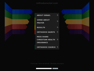 orthodoxvoter.com screenshot