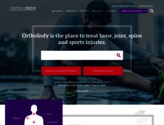 orthoindy.com screenshot