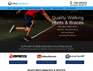 orthomedico.com.au screenshot