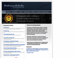 orthopaedicindia.com screenshot
