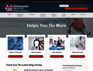 orthopaedicseminar.com screenshot