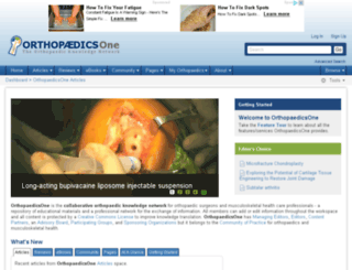 orthopaedicsone.com screenshot