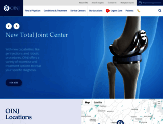 orthopedicnj.com screenshot