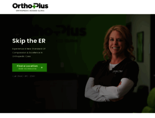 orthoplusclinic.com screenshot