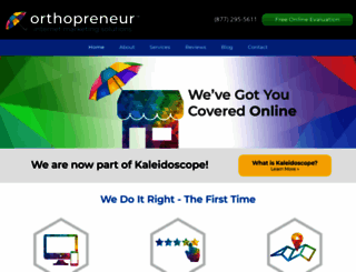 orthopreneur.com screenshot
