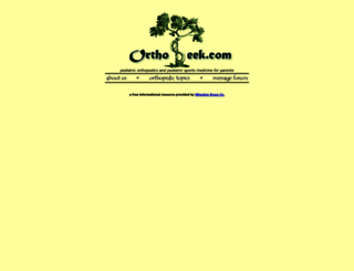 orthoseek.com screenshot