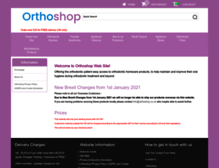 orthoshop.co.uk screenshot