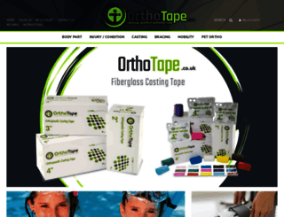 orthotape.co.uk screenshot