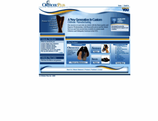 orthoticplus.com screenshot