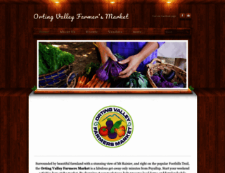 ortingvalleyfarmersmarket.com screenshot