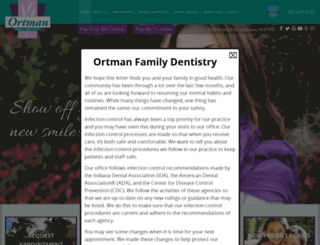 ortmandental.com screenshot