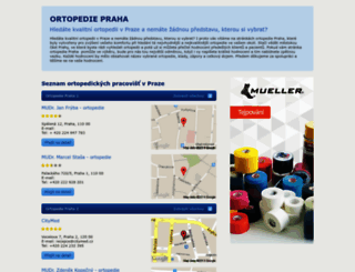 ortopediepraha.cz screenshot