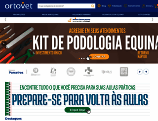 ortovet.com.br screenshot