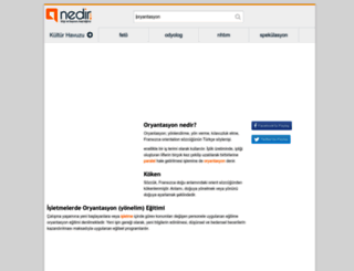 oryantasyon.nedir.com screenshot