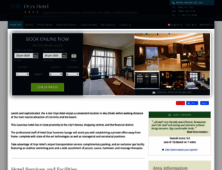 oryx-hotel-abu-dhabi.h-rez.com screenshot