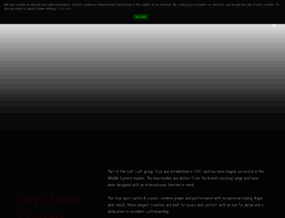 oryx-yachts.com screenshot